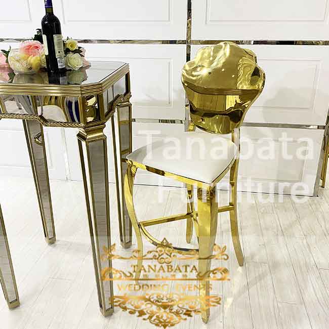 Stainless Steel Bar Stools With Backs Tanabata