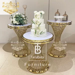 Gold Flower Stand