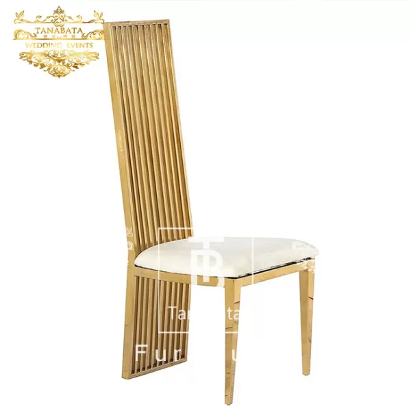 Golden Stainless Steel Chair