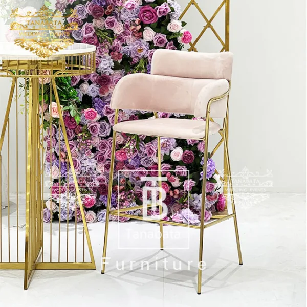Pink Bar Stool