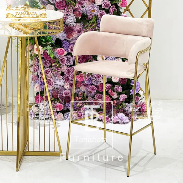 Pink Bar Stool