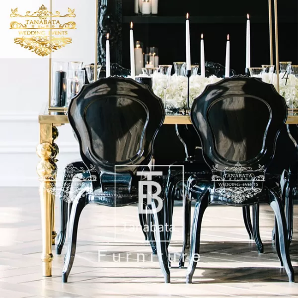 Black Resin Chair