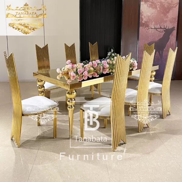 Gold Tables For Weddings