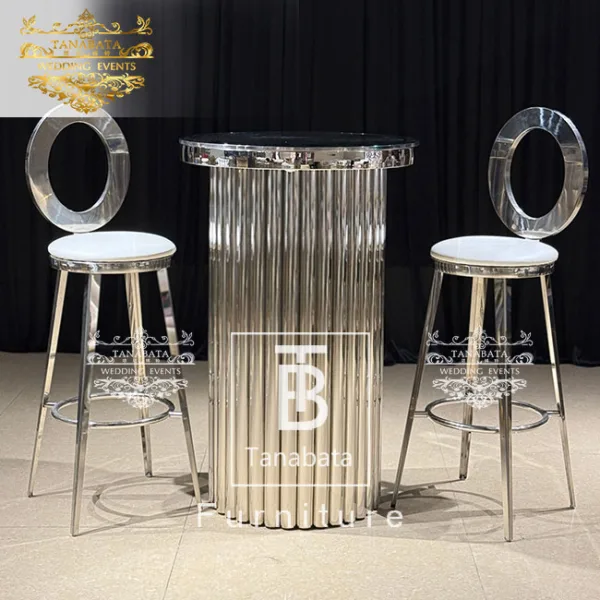 Gold Cocktail Bar Table