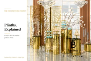 Wedding Plinths Explained | Stainless Steel Pedestal Stands