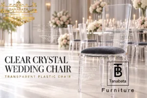 Clear Crystal Wedding Chair