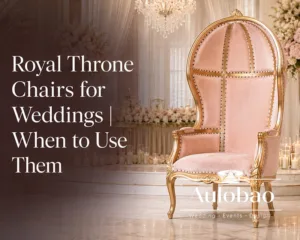 Royal Throne Chairs for Weddings